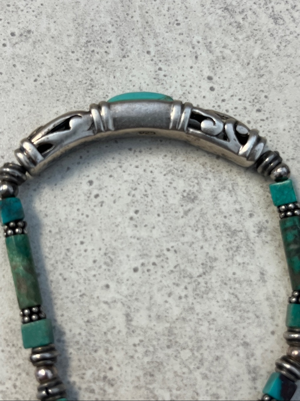 Studio Barse Turquoise and Sterling Silver Beaded Bracelet - Picture 5 of 7